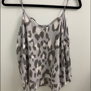 Peach Love California Leopard Print Cami